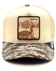 W6-3667 TRUCKER Engraved Camo Duck Drifter CAM01