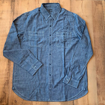 US2-Steve Camicia U.S.N. Chambray Denim Scuro