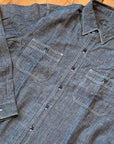 US2-Steve Camicia U.S.N. Chambray Denim Scuro