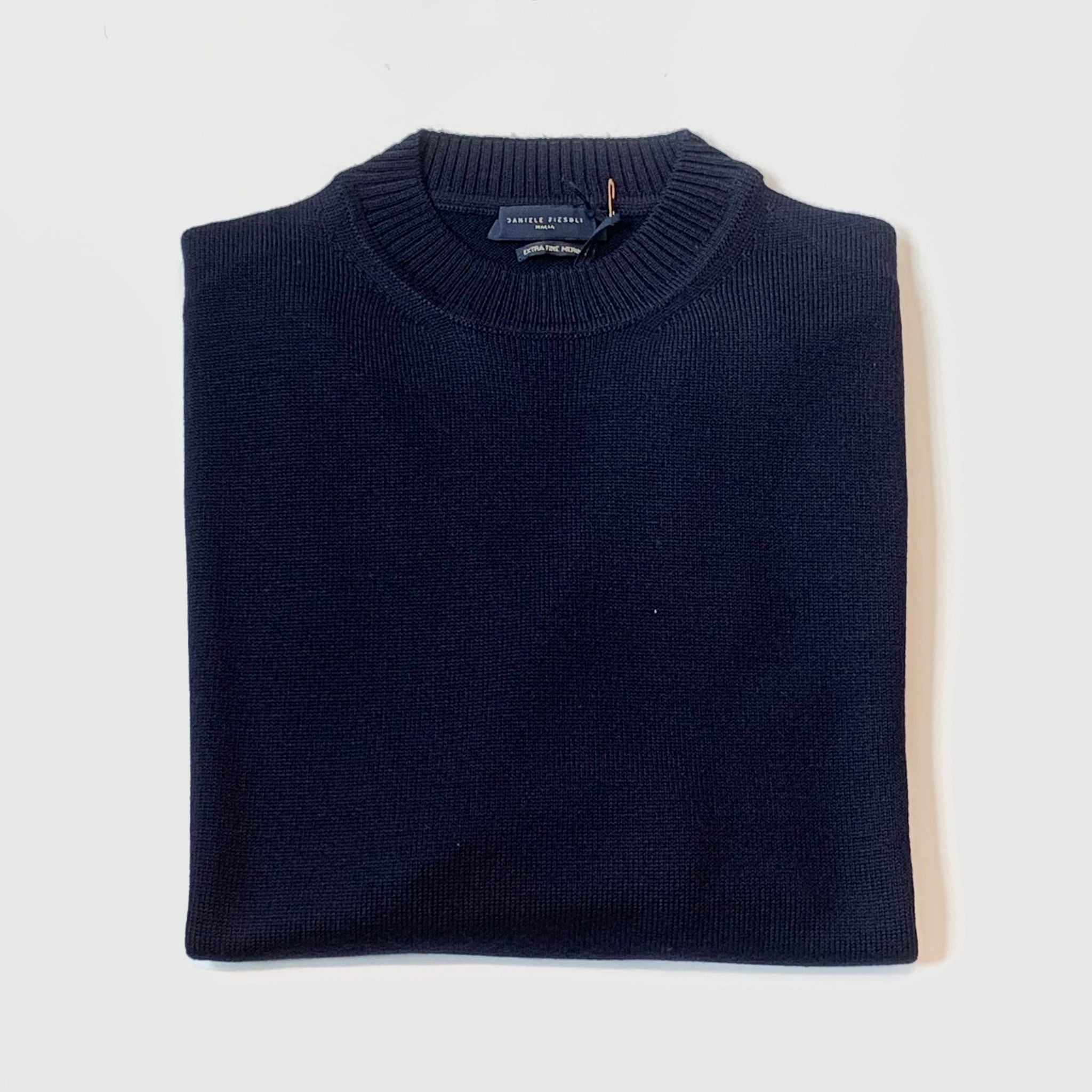 W4-0117 Maglia Paricollo Blu23 Man