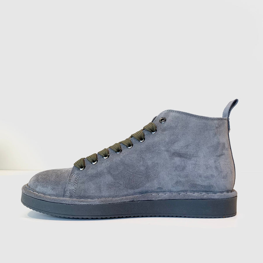 UW4-P01 Polacchino Suede Grigio/Militare Man