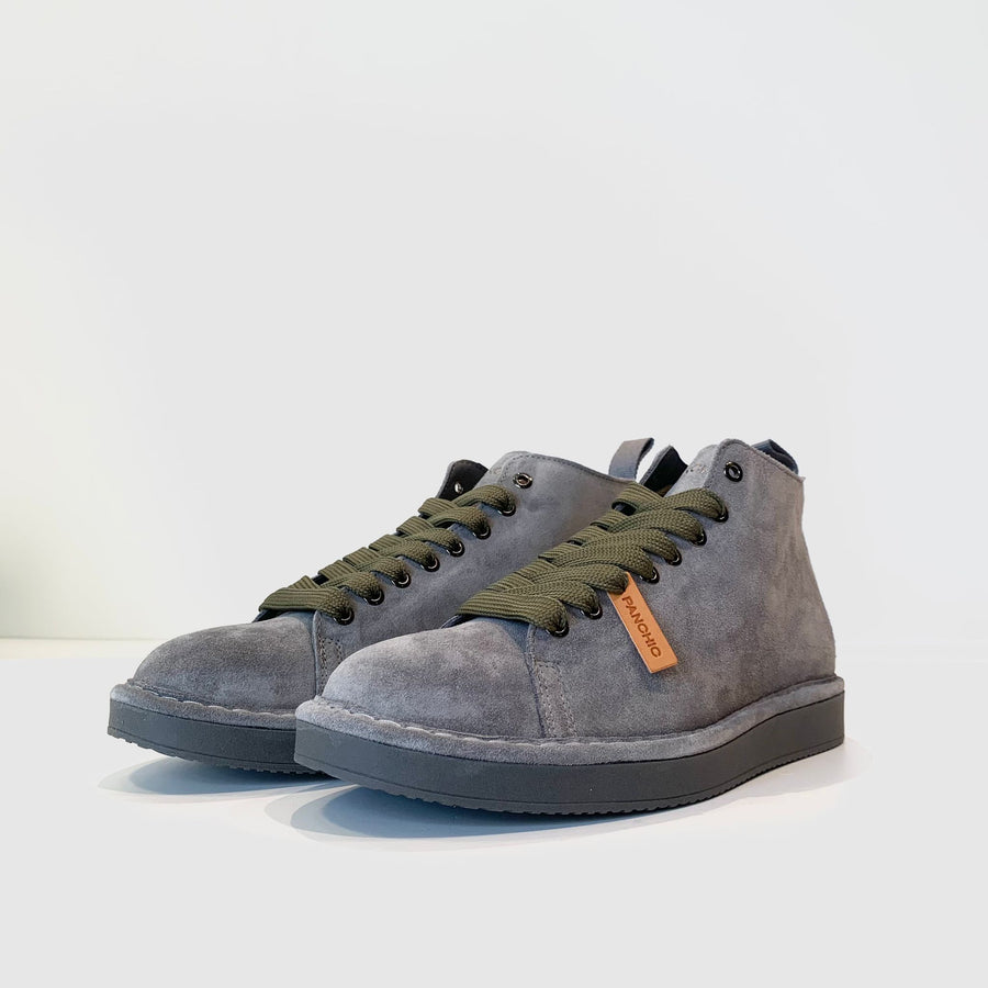 UW4-P01 Polacchino Suede Grigio/Militare Man