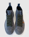 UW4-P01 Polacchino Suede Grigio/Militare Man