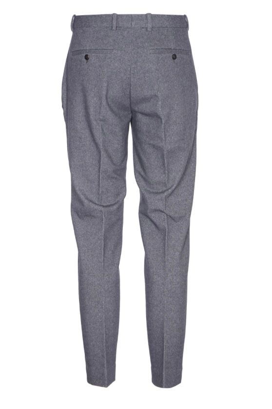 WU4-4570 Pantalone Felpa Spigato Gray Man