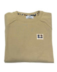 UW4-SW005 Felpa Active Patch Crewneck Beige Man