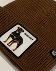 Berretto Beanie Bad Boy Dark Brown Unisex