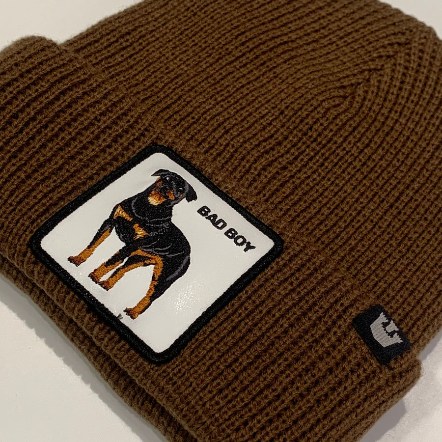 Berretto Beanie Bad Boy Dark Brown Unisex