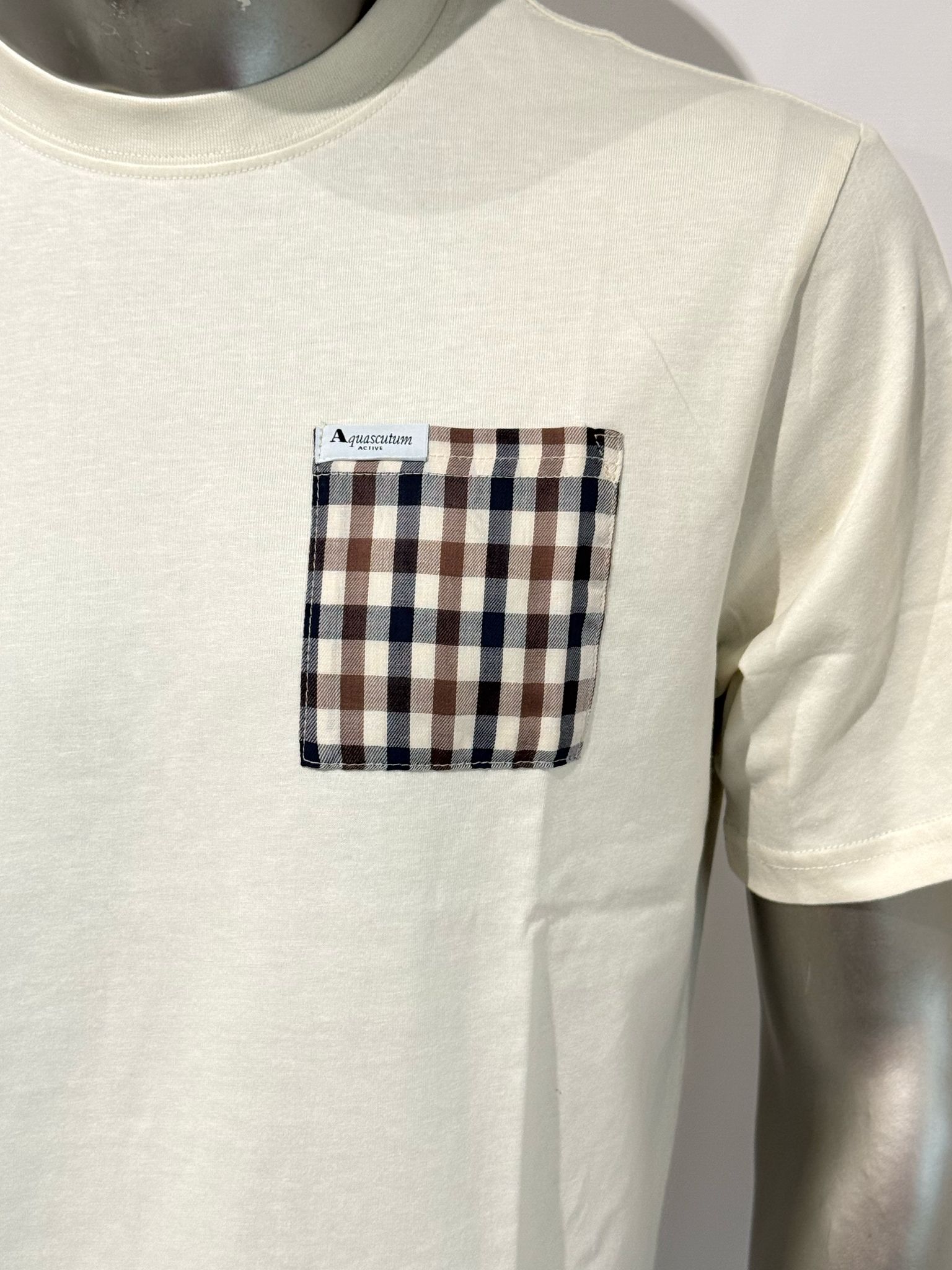 US5-TS007 T-Shirt Club Check Pocket Old White Man