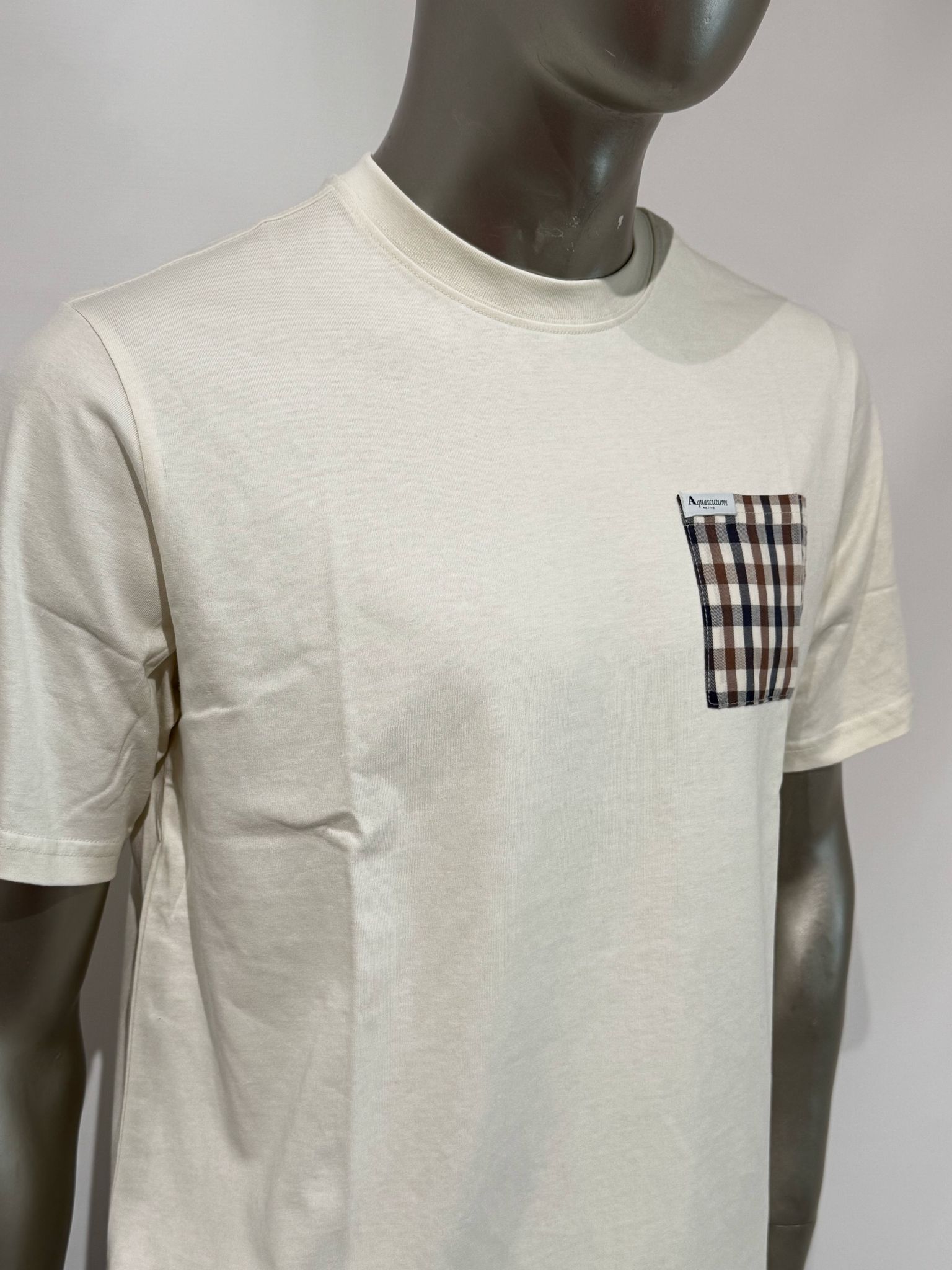 US5-TS007 T-Shirt Club Check Pocket Old White Man