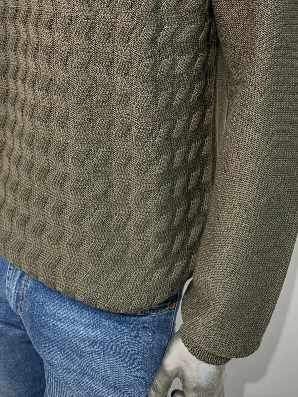 W5-0125 Maglia Girocollo Con Motivo Kaky42 Man