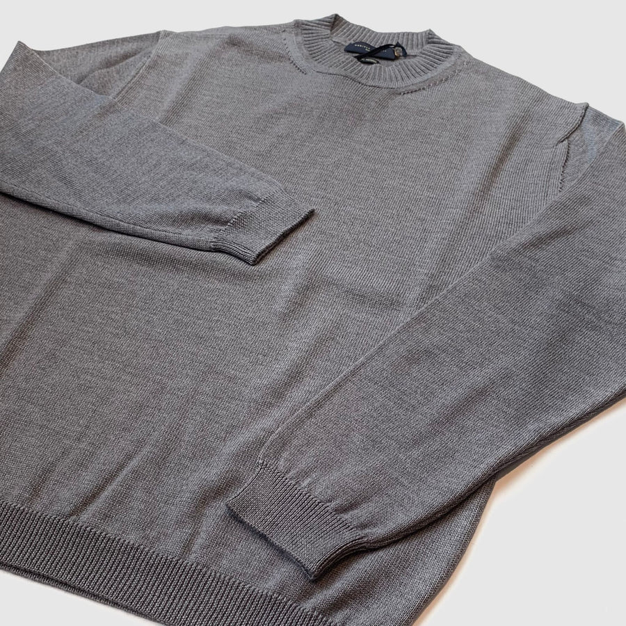 W4-0117 Maglia Paricollo Grey10 Man