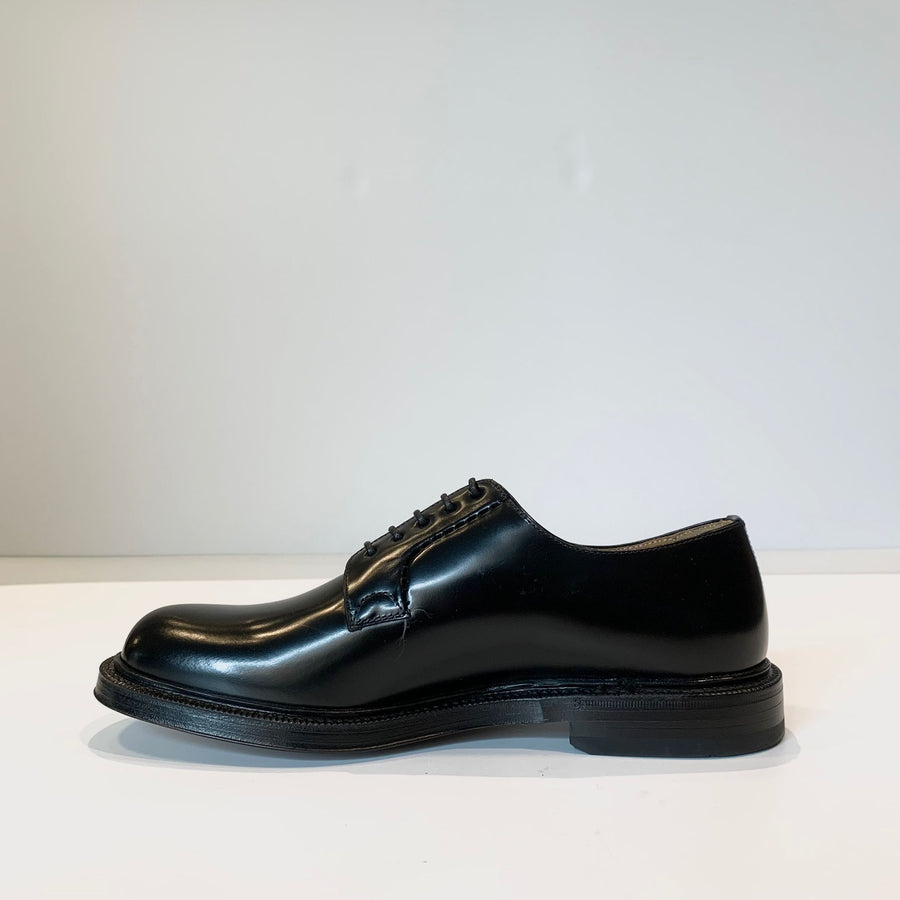 UW4-1204 Derby Vitello Polished Nero Man