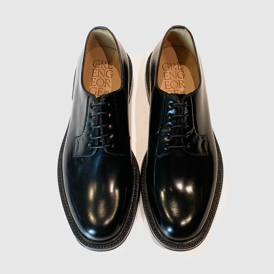 UW4-1204 Derby Vitello Polished Nero Man