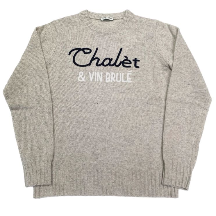 W4-CHALET Maglia Girocollo Grey Melange Man