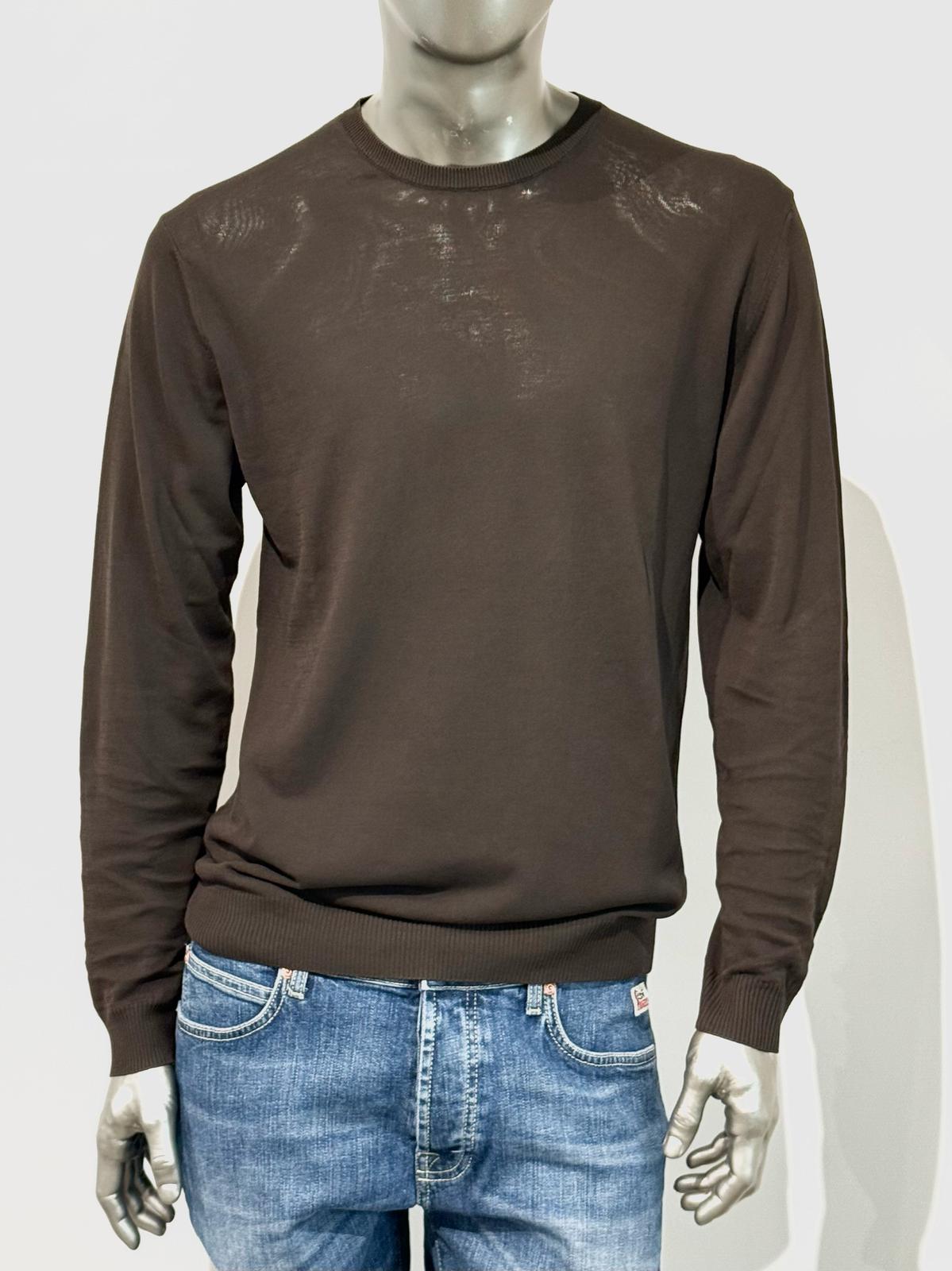 S5-0303 Maglia Girocollo Rasato Moro Man