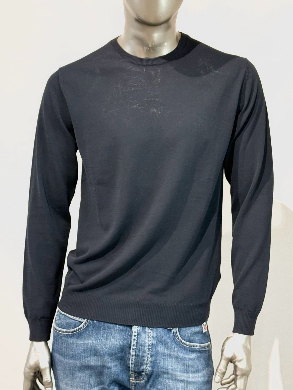 S5-0303 Maglia Girocollo Rasato Notte Man