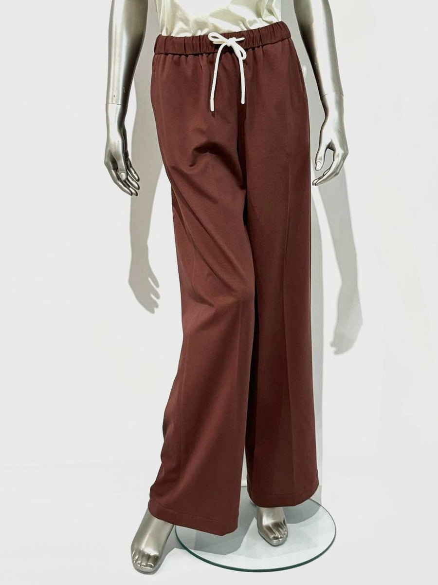 SD5-3401 Pantalone Coulisse Reddish Brown Woman