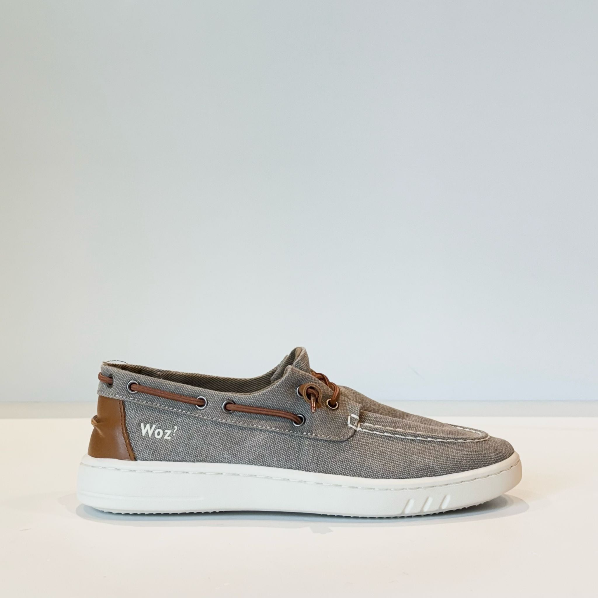 S5-GEORGE 50100 Mocassino Canvas Smoke Man