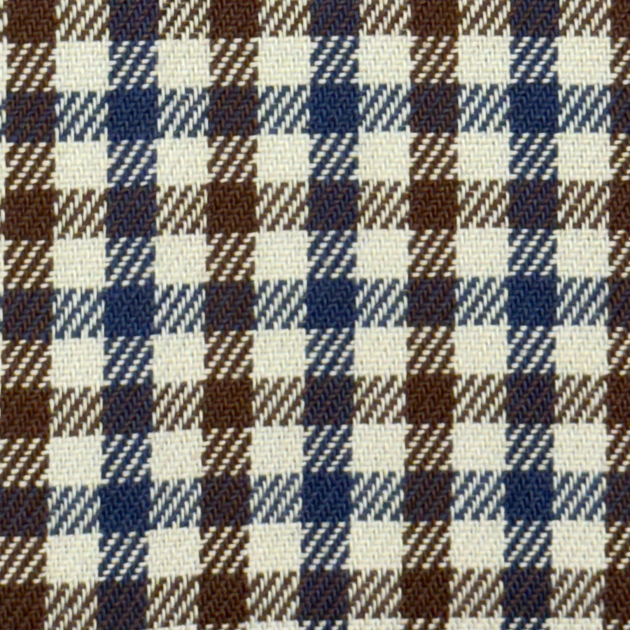W5-RVGCUR Camicia Regular Quadretti Marrone/Blu Man