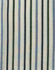 W5-UYDCUR Camicia Regular Righe Blu/Verdi Man