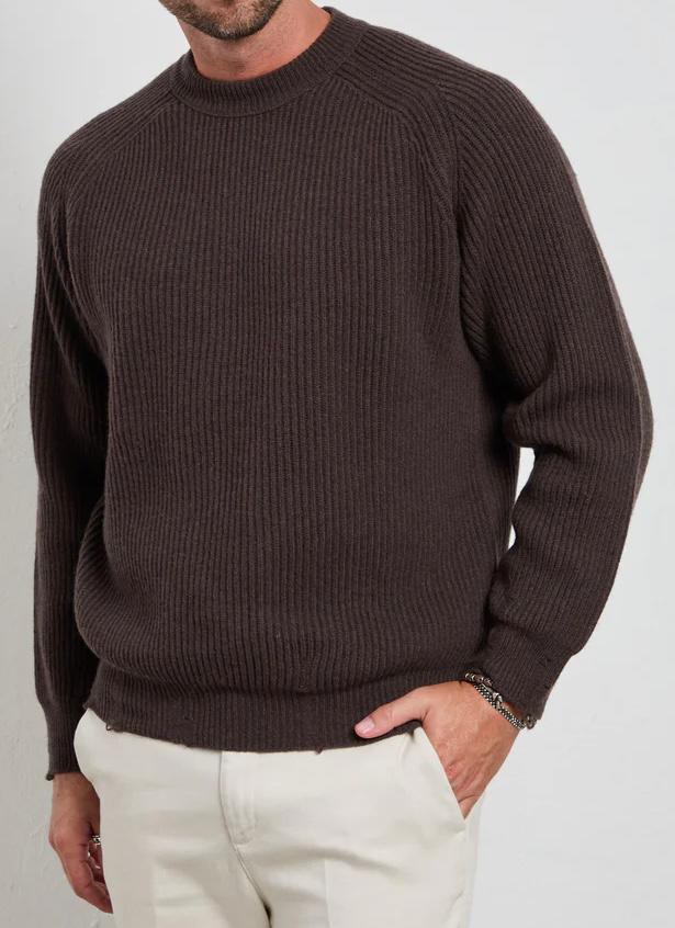 W5-18 Maglia Girocollo Costa Inglese Moro Man