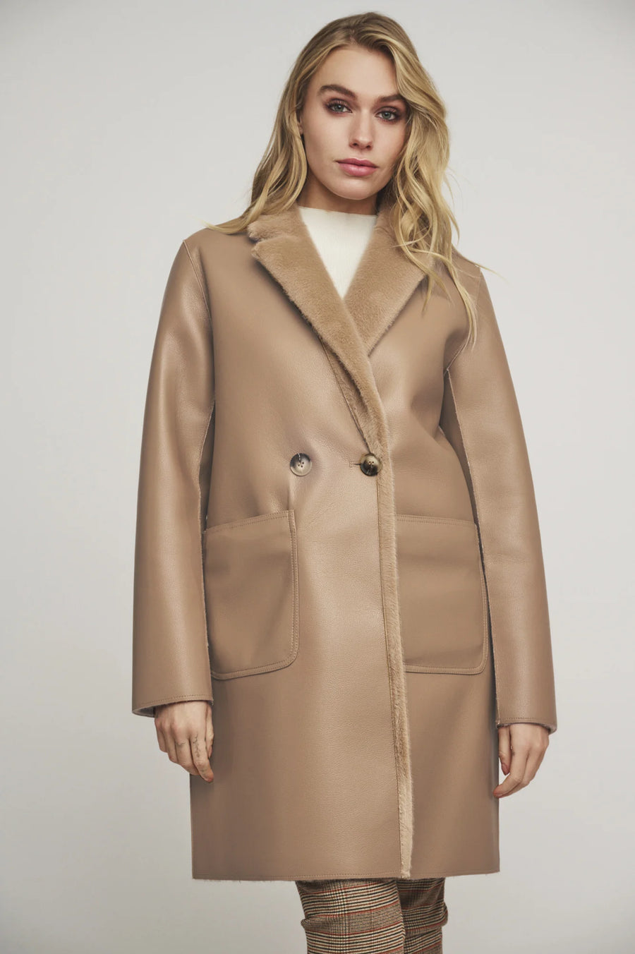 W4-IVON Coat Reversible Twig