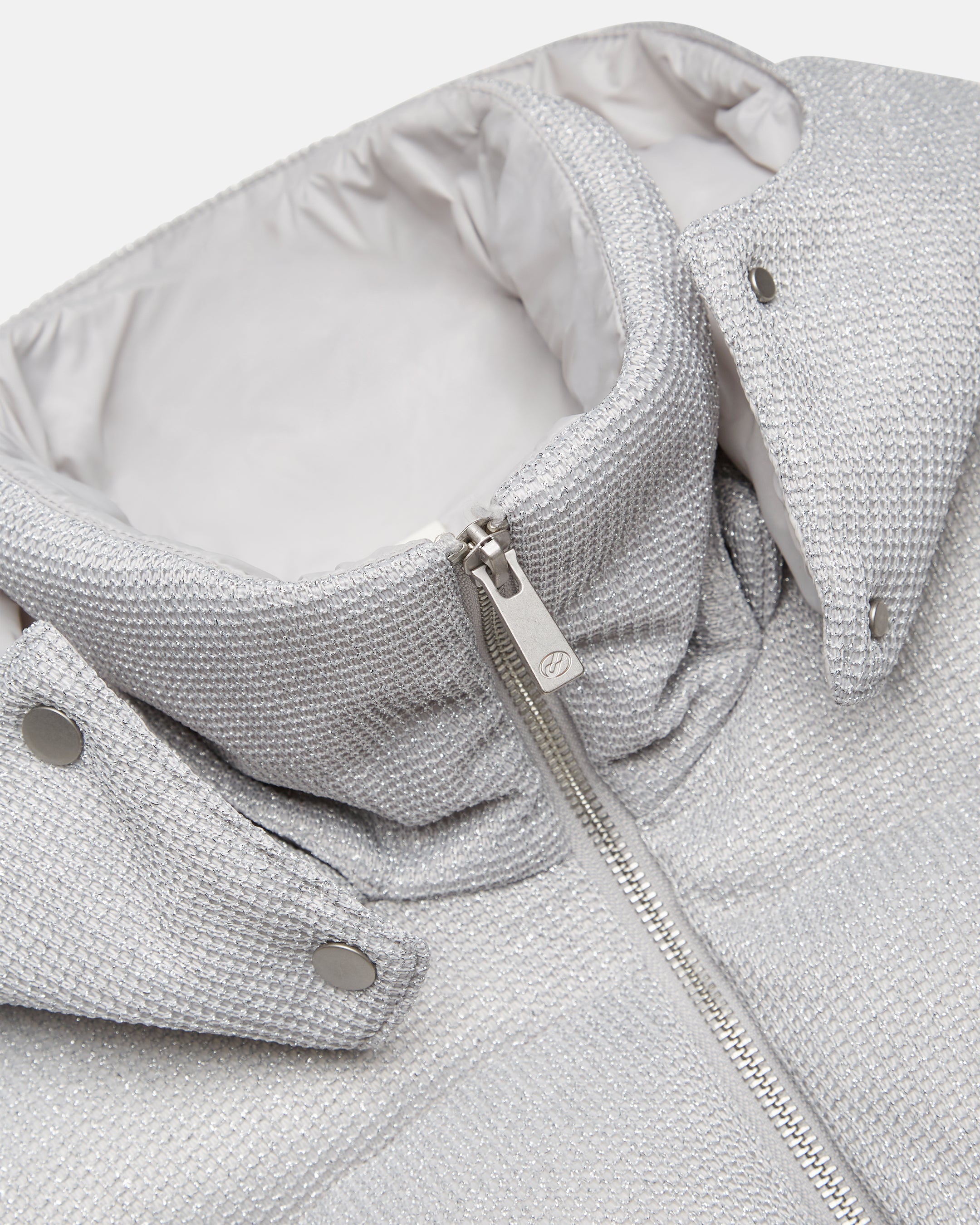 DW5-HELENA Piumino Corto Tricotech Lurex Ice Woman