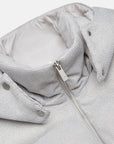 DW5-HELENA Piumino Corto Tricotech Lurex Ice Woman