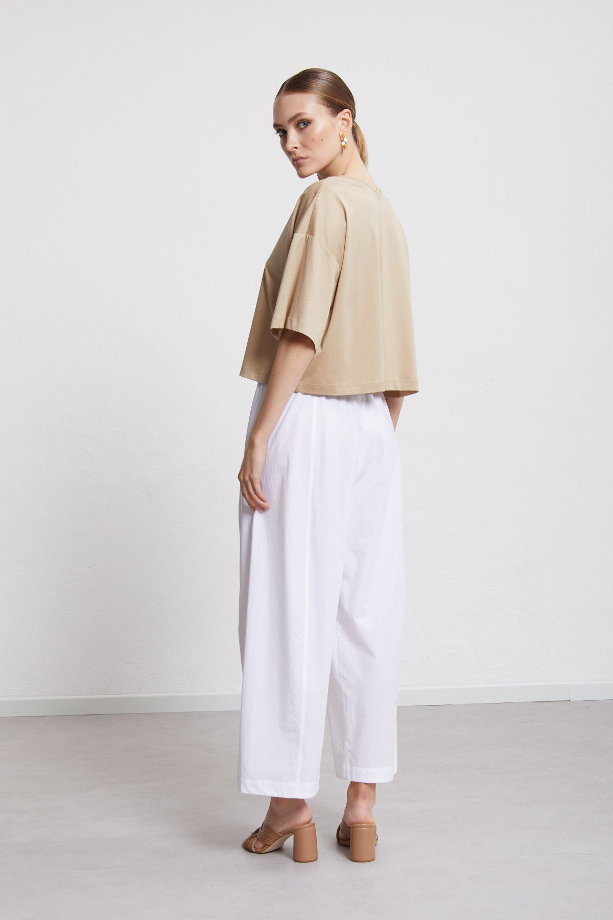 S5-DM8111 Maglia in Jersey Sabbia