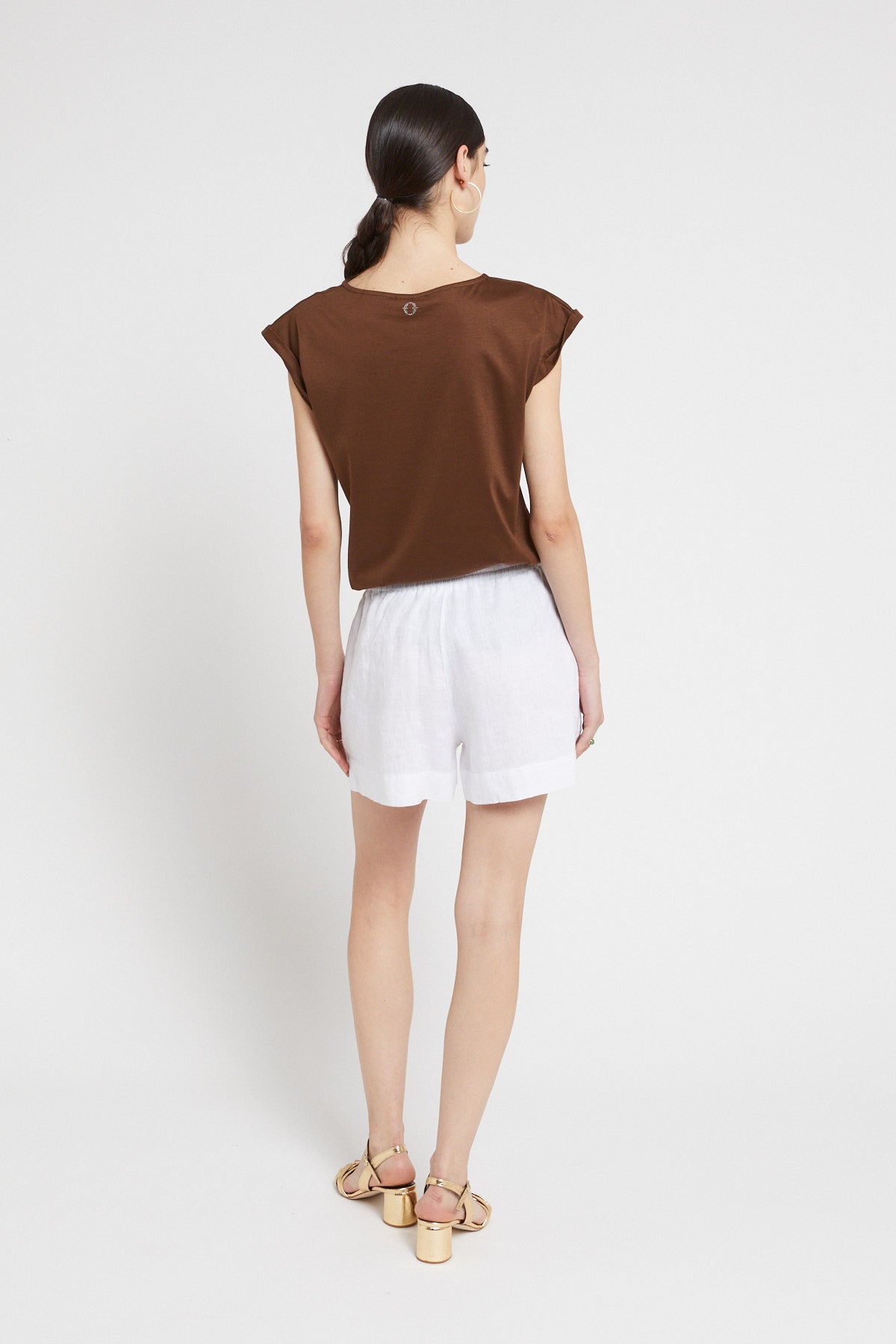 S5-DM8112 T-shirt in Jersey Cioccolato