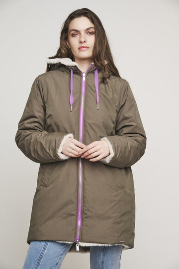 W4-JAVIN Reversible Coat Hunter and Birch