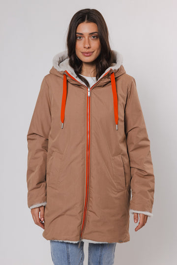 W4-JAVIN Reversible Coat Twig and Birch