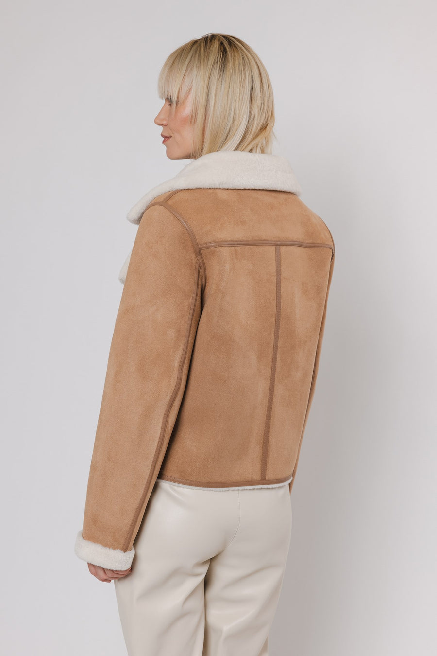 W4-JUNO Biker Jacket Twig Birch