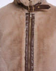 W6-LAMBRA Giacca Ecopelliccia Oat