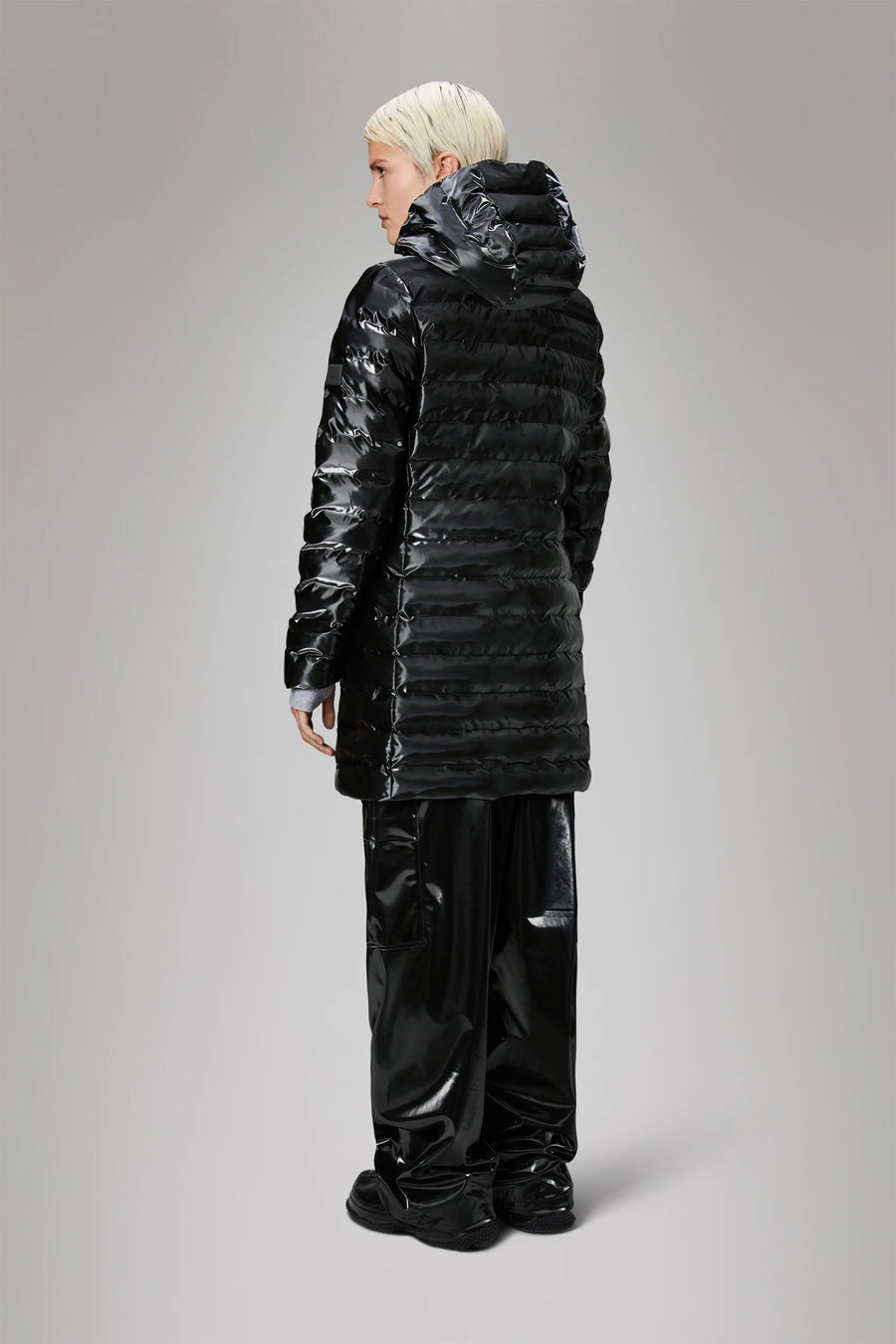 W4-15890 Piumino Lohja Long Puffer Night Woman