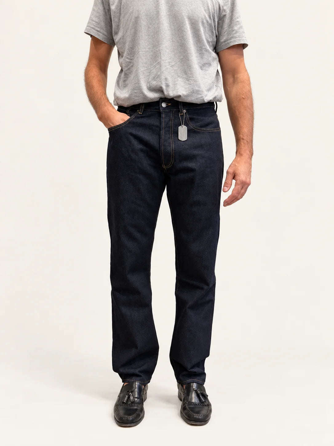 W6-SILVERTONE Selvedge Denim Rinsed Man