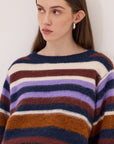 W6-DK9354 Maglia Righe Variante Unica