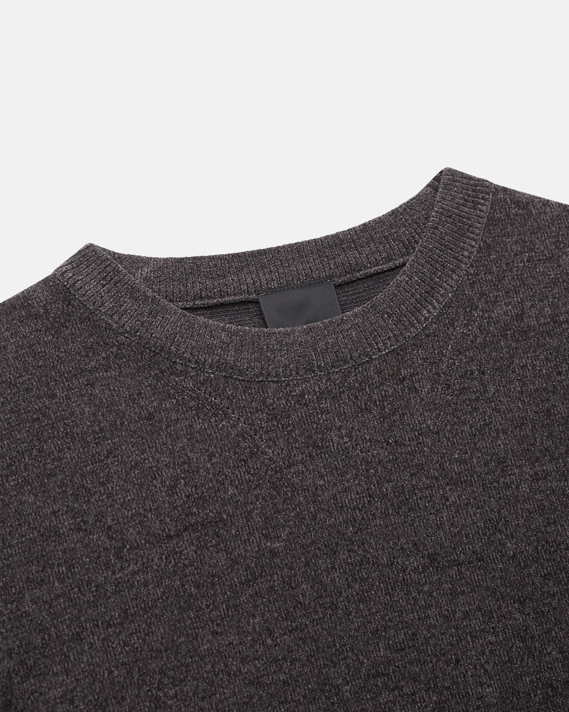 UW5-MAUNA CHENILLE Maglia Giro Grey Melange Man
