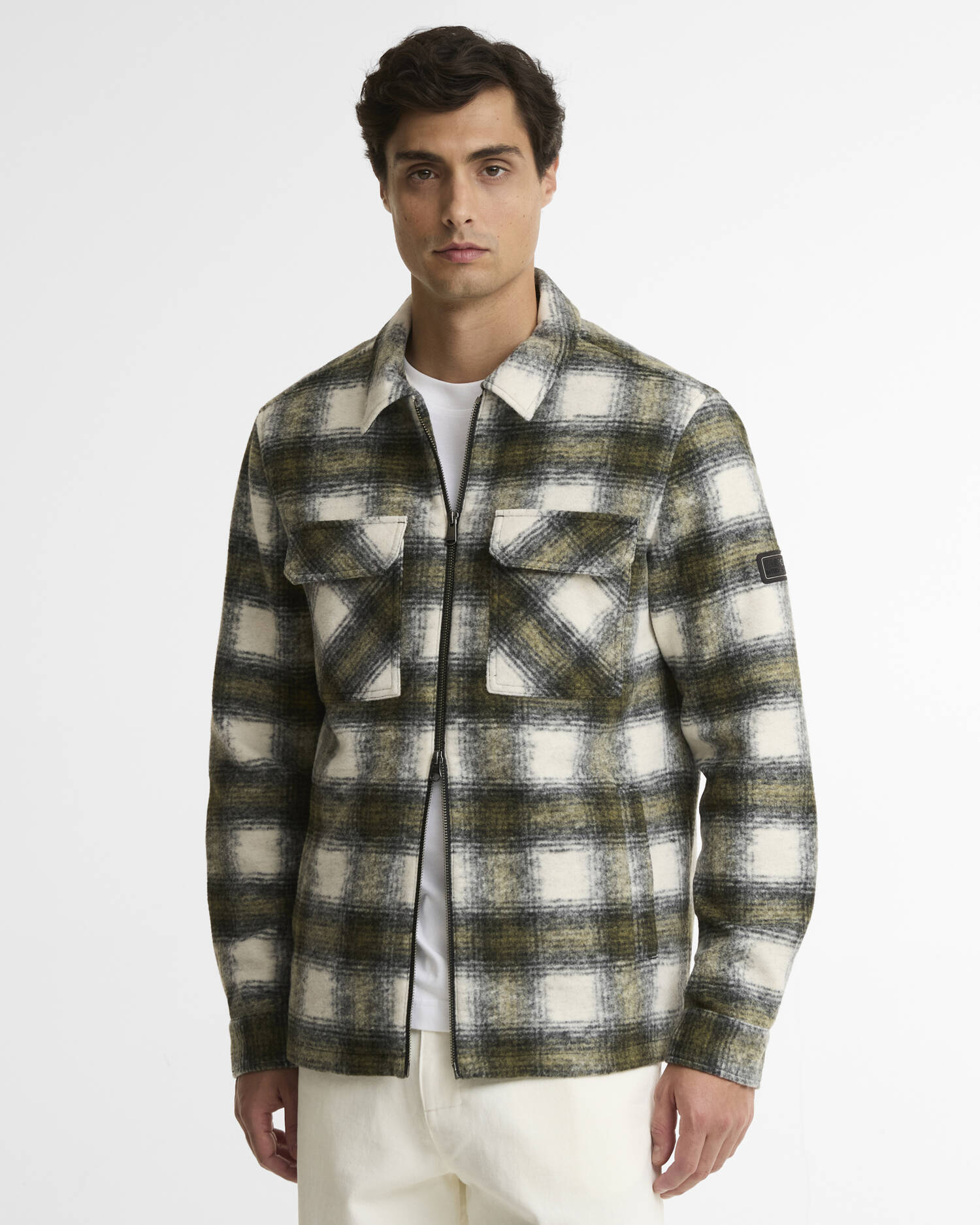 W6-0205 OverShirt CLAYTON FirGreen
