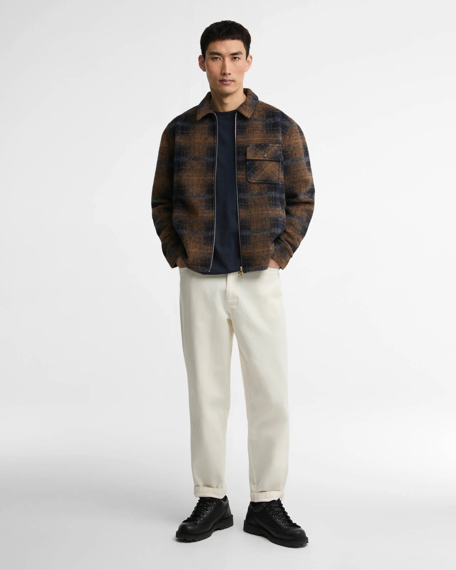 W6-0229 OverShirt OSWALD Navy
