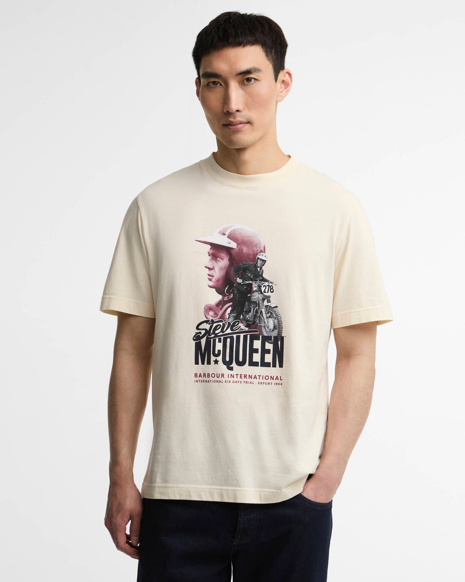W6-1660 T-Shirt RAINEY Chalk