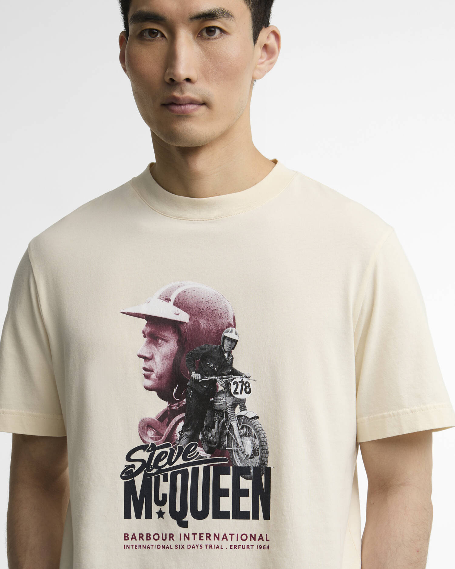 W6-1660 T-Shirt RAINEY Chalk