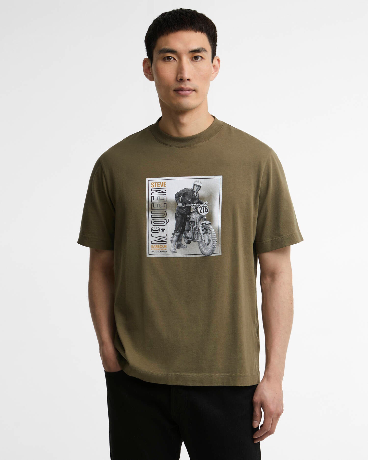 W6-1663 T-Shirt BRANDON MidOlive