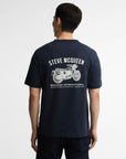 W6-1665 T-Shirt GRANGE Navy