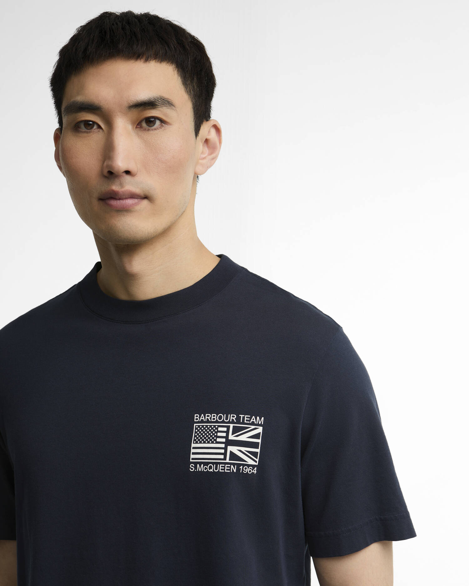 W6-1665 T-Shirt GRANGE Navy