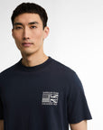 W6-1665 T-Shirt GRANGE Navy