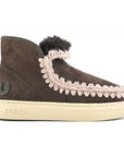 W-Eskimo Sneaker Glitter Logo Mocha