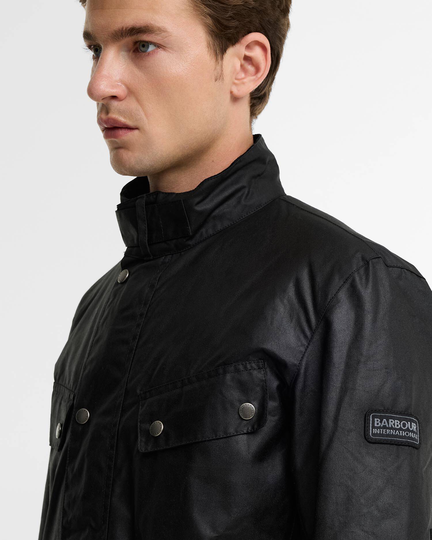 W6-2140 Giacca DUKE Tourer Wax Rustic