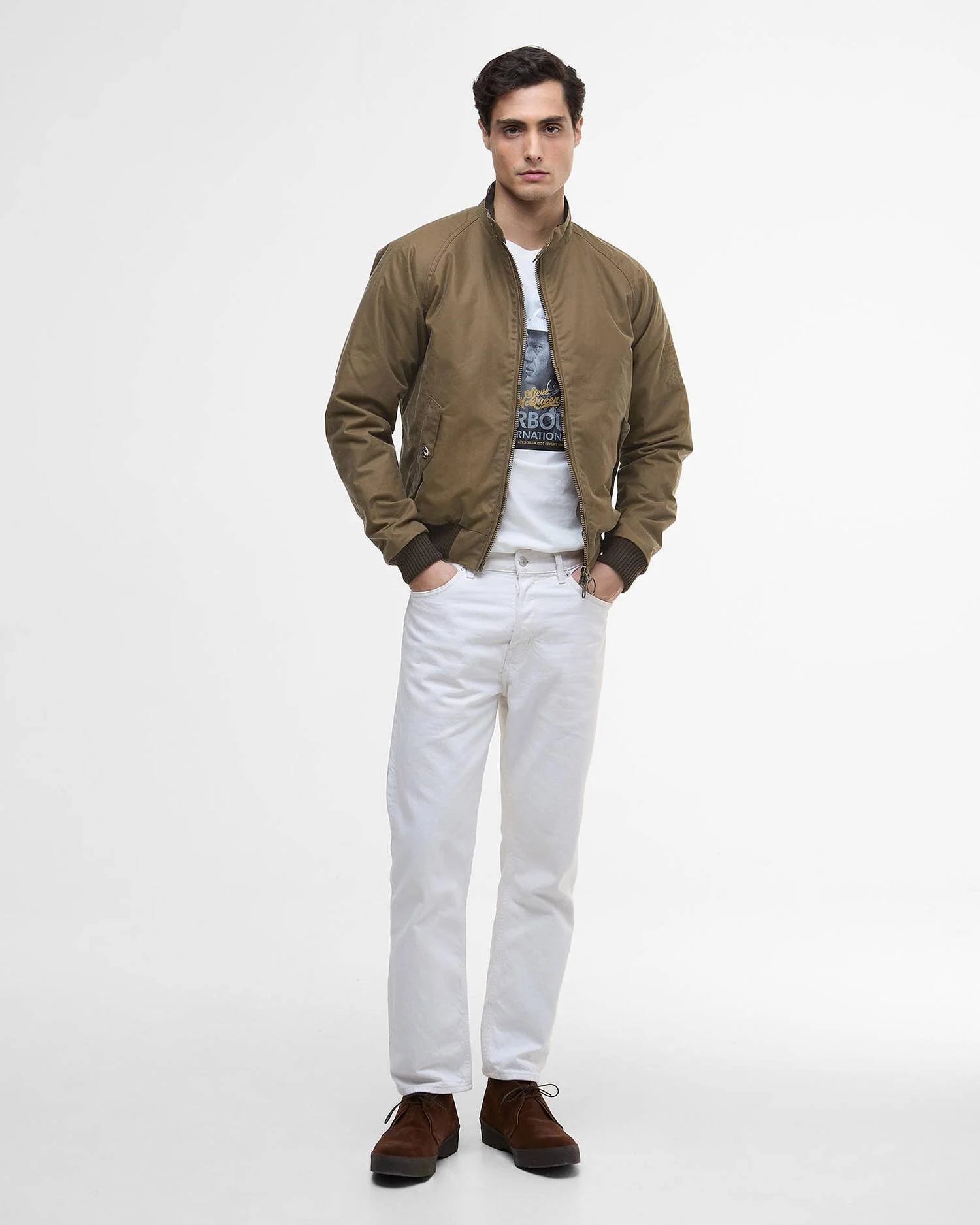 W6-0465 Giacca MERCHANT Steve McQueen Sand