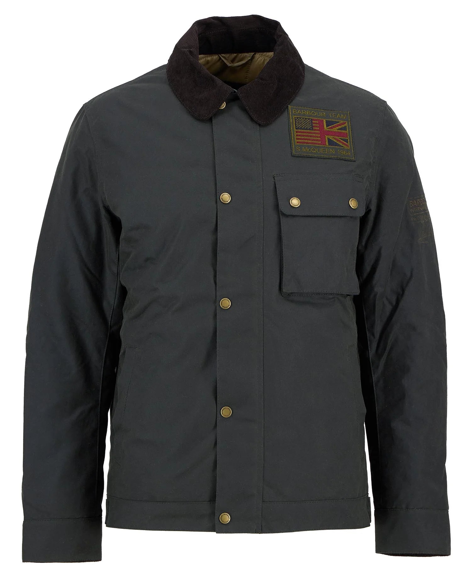 W6-1853 Giacca WORKERS Steve McQueen Sage